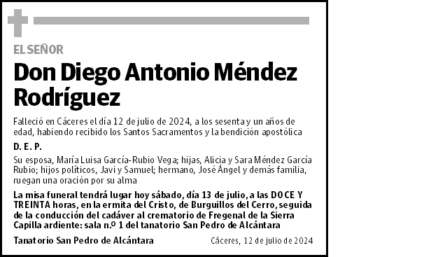 Diego Antonio Méndez Rodríguez