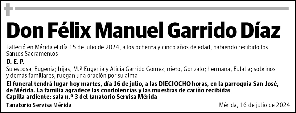 Félix Manuel Garrido Díaz