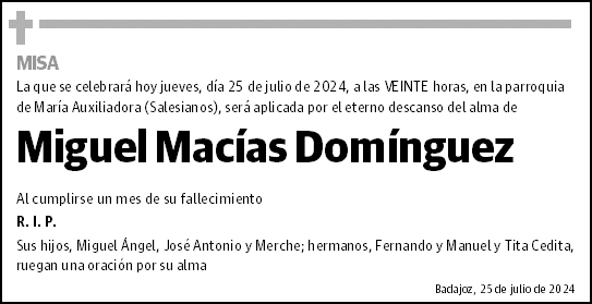 Miguel Macías Domínguez