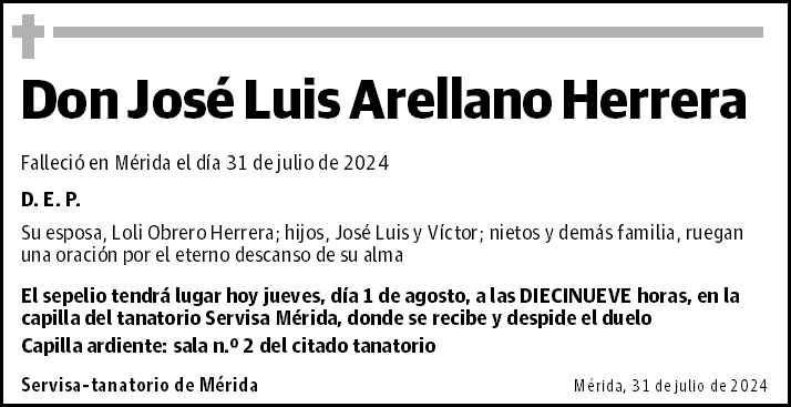 José Luis Arellano Herrera
