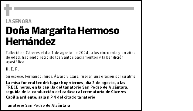 Margarita Hermoso Hernández
