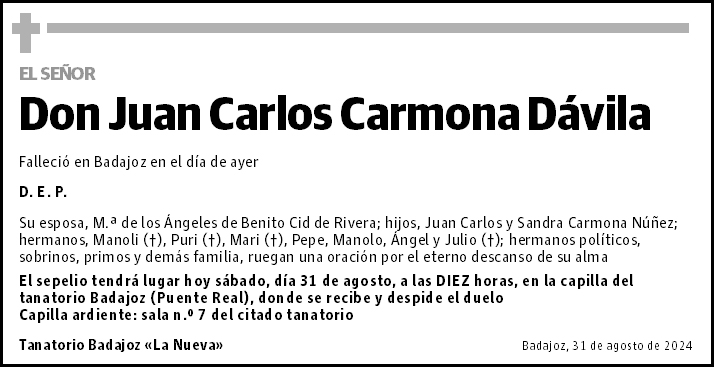 Juan Carlos Carmona Dávila