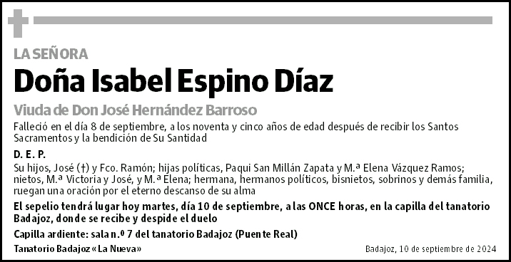 Isabel Espino Díaz