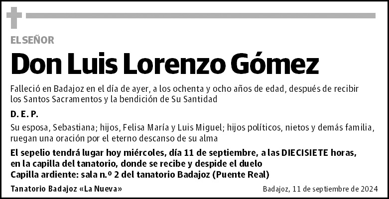 Luis Lorenzo Gómez
