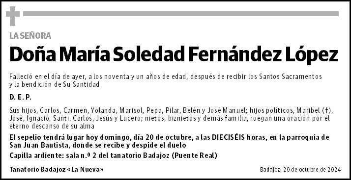 María Soledad Fernández López