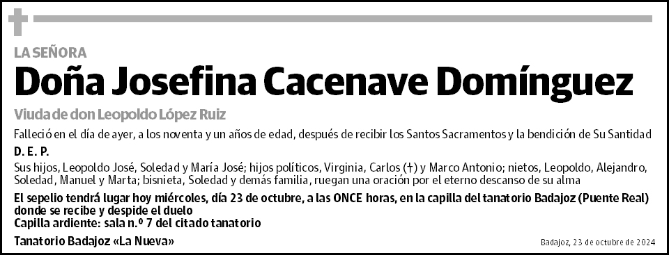 Josefina Cacenave Domínguez