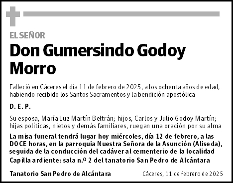 Gumersindo Godoy Morro