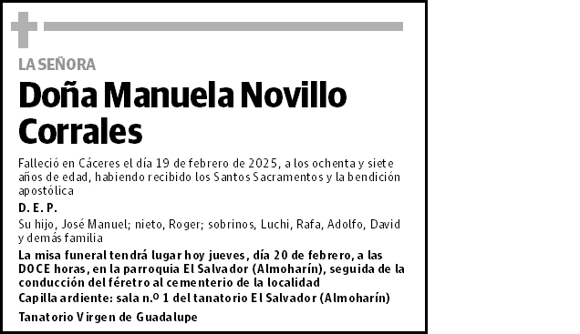 Manuela Novillo Corrales