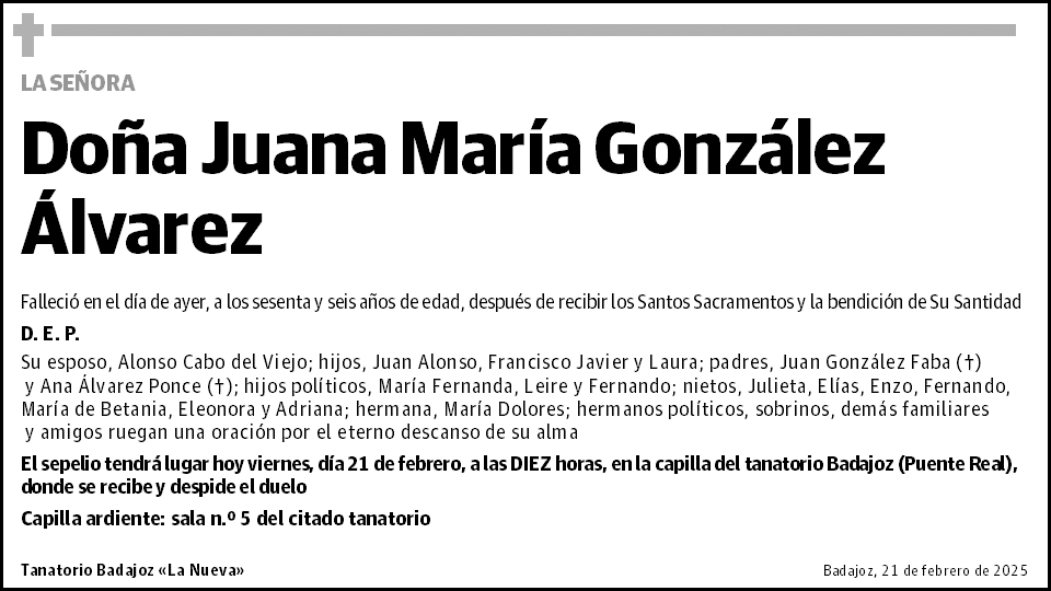 Juana María González Álvarez