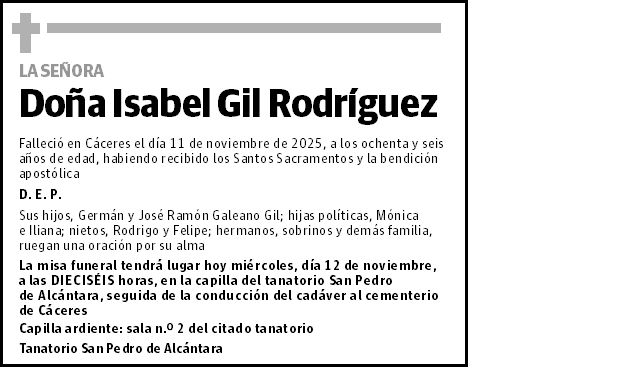Isabel Gil Rodríguez
