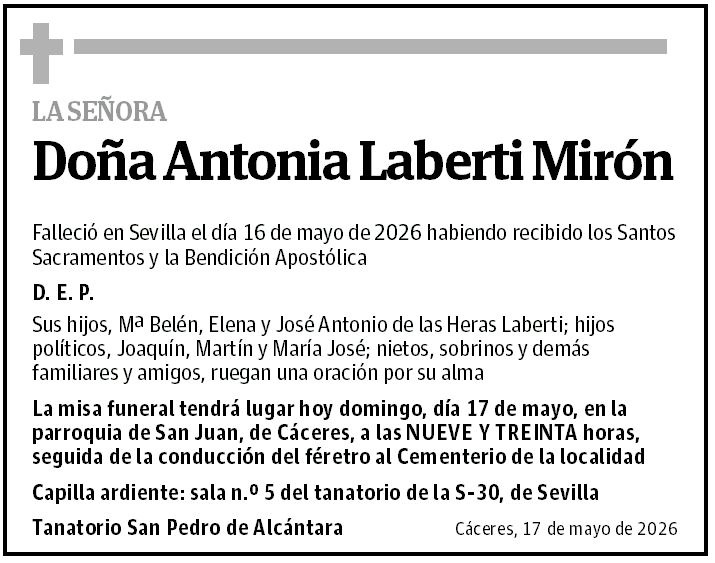 Doña Antonia Laberti Mirón