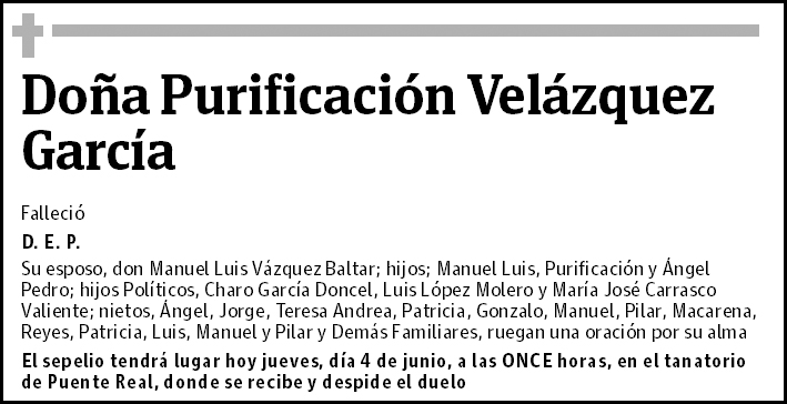Purificación Velázquez García