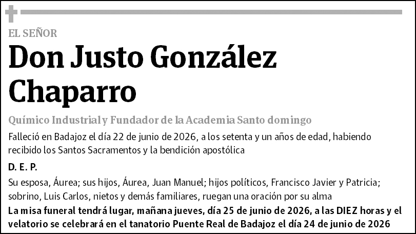 Justo González Chaparro