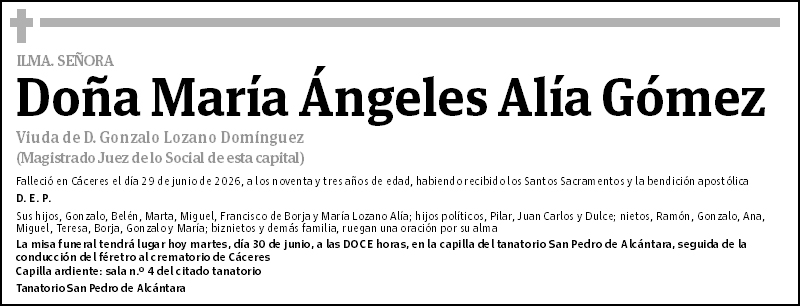 María Ángeles Alía Gómez