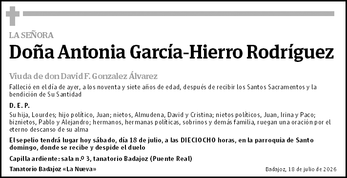 Antonia García-Hierro Rodríguez