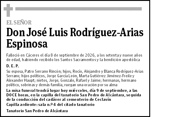 José Luis Rodríguez-Arias Espinosa