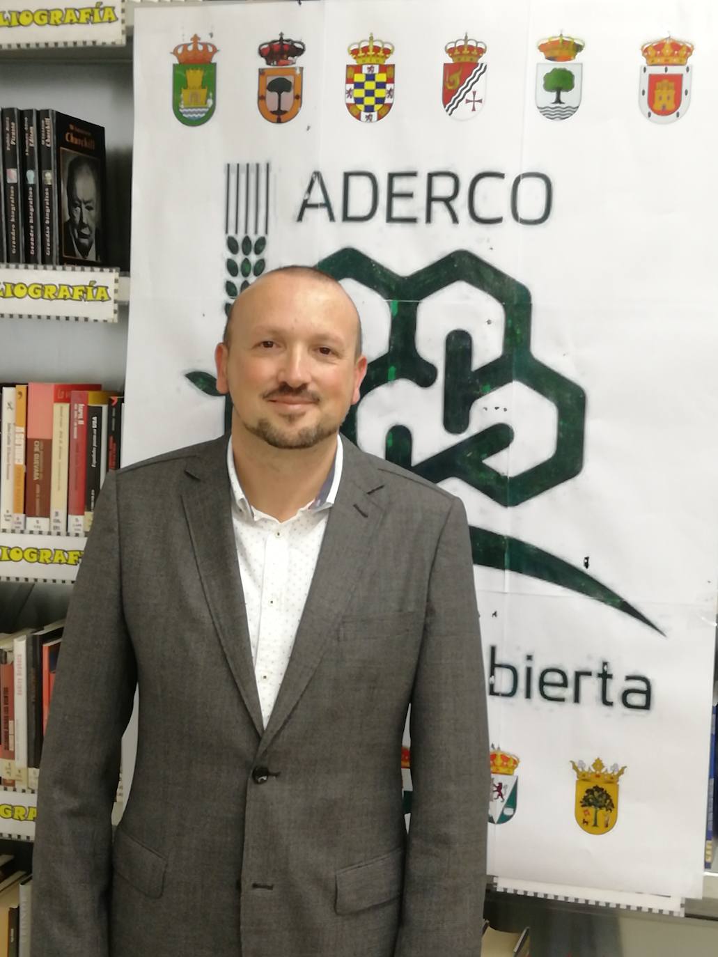 José Antonio Arroyo Pardo, presidente de ADERCO y alcalde de Almendral. 