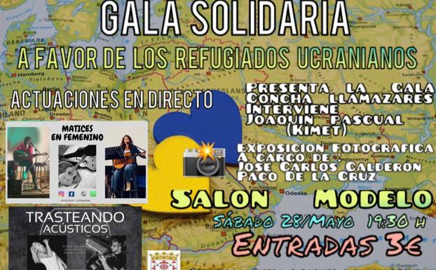 Cartel anunciador gala solidaria. 