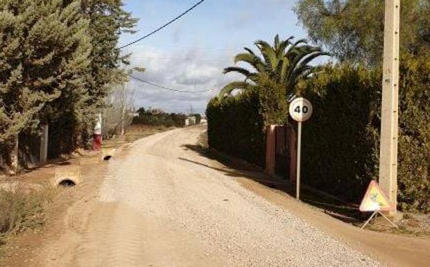 Un camino rural de Villafranca /CEDIDA