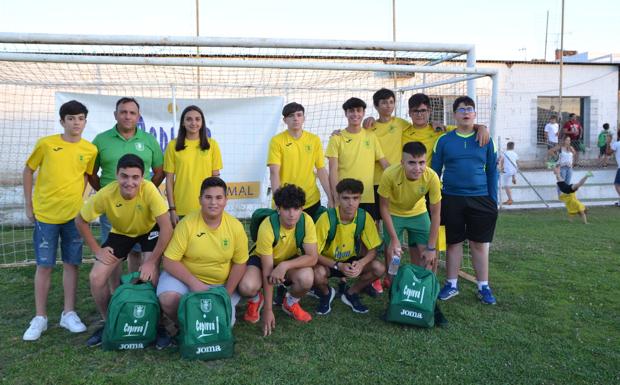 Equipo de cadetes de la ADC Villanueva temporada 2021/22.