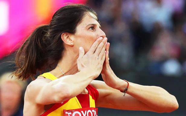 Ruth Beitia, «triste, pero contenta» tras su último campeonato