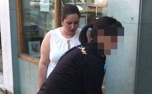 La mujer que fue detenida./J. R.