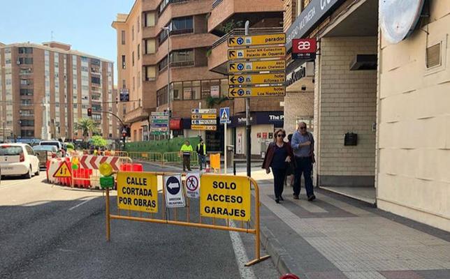 La renovación de redes de abastecimiento en el centro de Cáceres se prolongará todo el año 2019