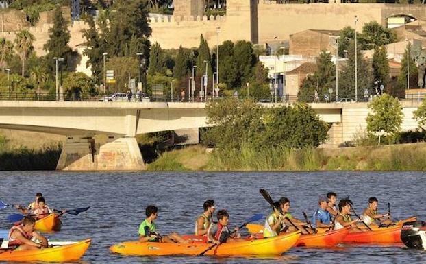 Proponen impulsar actividades acuáticas en el Guadiana a su paso por Badajoz