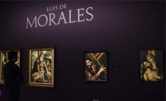 La exposición que ha decidado el MUBA a Luis de Morales fue un éxito de público. /