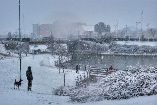 Resultado de imagen de imagen ciudad nevando