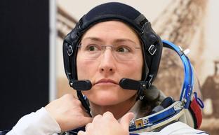 La astronauta de la NASA, Christina Koch./AFP