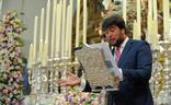 El joven cofrade sevillano Álvaro Carmona ofrecerá su pregón en Mérida el próximo viernes. :: j. m. romero/