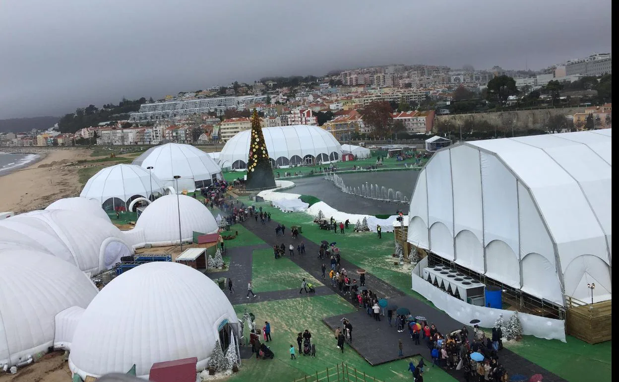 Capital Do Natal Aluvion De Quejas En Extremadura Tras La Inauguracion Del Parque Navideno En Lisboa Hoy