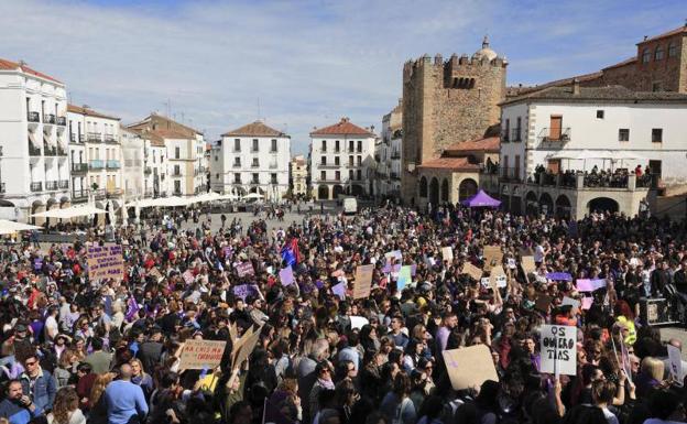 ManifestaciÃ³n en CÃ¡ceres. /Arnelas