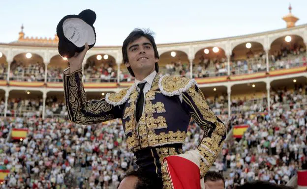 Miguel Ángel Perera durante un festejo taurino en Las Ventas en 2008./HOY