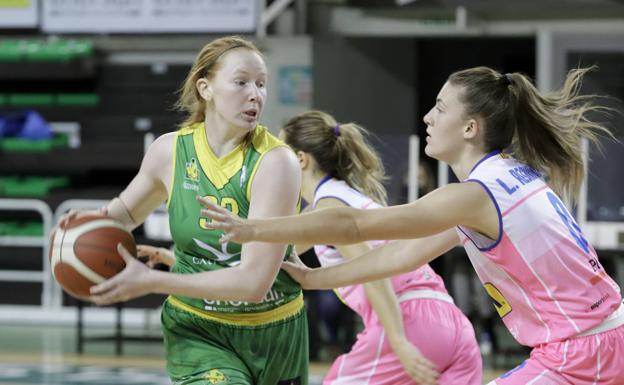 Becca Hittner, en el que fue su último partido en el Al-Qázeres./lorenzo cordero