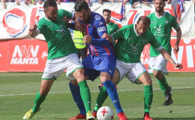El último derbi entre Extremadura y Villanovense en el Francisco de la Hera fue en la temporada 2017-18. /J. M. ROMERO