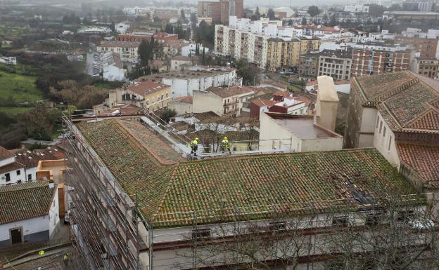 Vista parcial del urbanismo de Cáceres. /