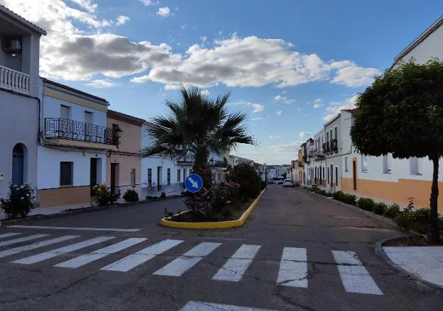 Calle Cantarranas, una de las que tendrá sentido único de la circulación. P. E./