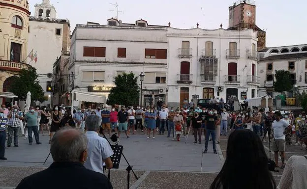 Concentración donde se conoció la marcha de las enfermeras. /F. j. negrete