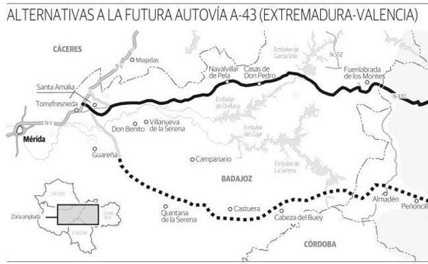 La Plataforma N 430 Da Por Hecho Que La A 43 Ira Por La Opcion Norte Hoy