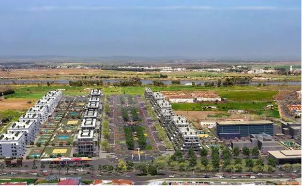 Reproducción infográfica de cómo quedará la barriada una vez construida en un plazo de cinco años. /hoy