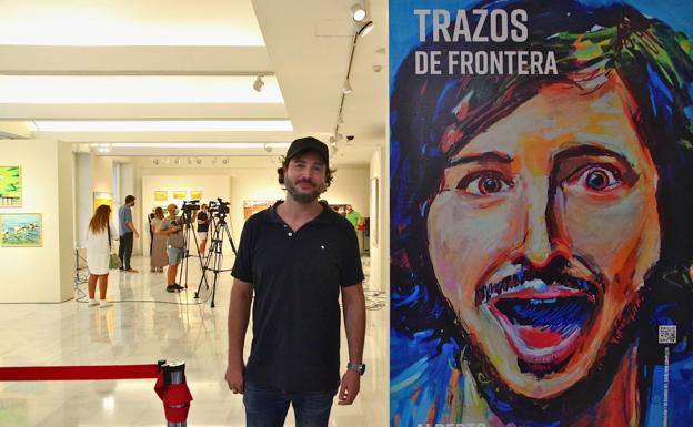 Alberto de los Ríos en su exposición en la Diputación.  HOY DIA.