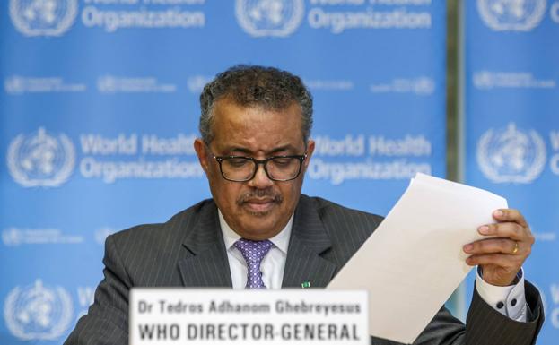 El director general de la OMS, Tedros Adhanom. /EFE