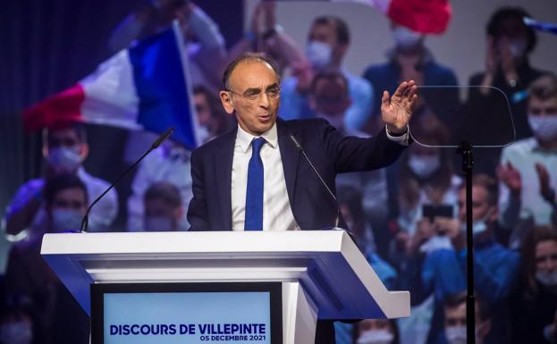 Eric Zemmour se ha desvinculado de algunos actos amenazantes que achacan a su militancia y que él atribuye a «miserables idiotas»./EFE