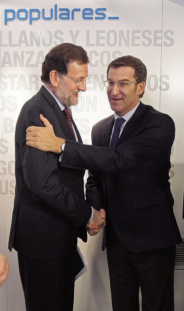 Rajoy y Feijóo, dos caras de una moneda gallega. / HOY
