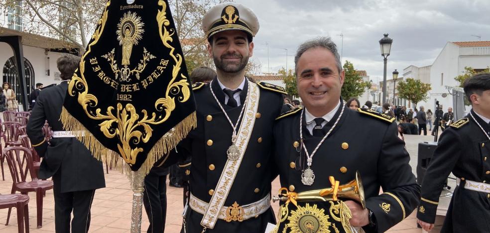 Víctor Pardo, presidente de honor de la Banda de Cornetas y Tambores Virgen del Pilar de Villafranca