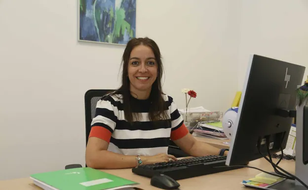Rocío Morales en los servicios centrales del SES. /j. m. romero
