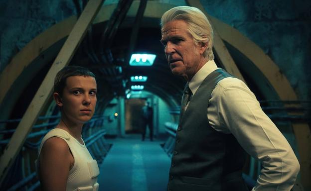 Millie Bobby Brown and Matthew Modine are Eleven and Dad.