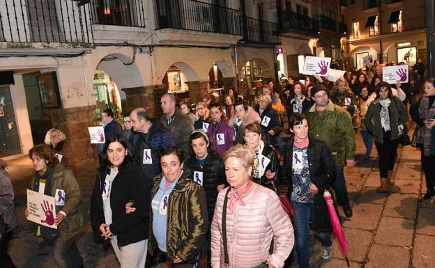 Actos por el 25N en Extremadura